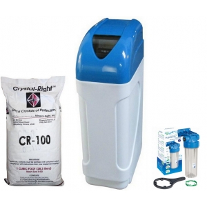 Odżelaziacz  i zmiękczacz  wody w obudowie kompaktowej ze sterownikiem czasowym Crystal Right  ESP 30/C CR100